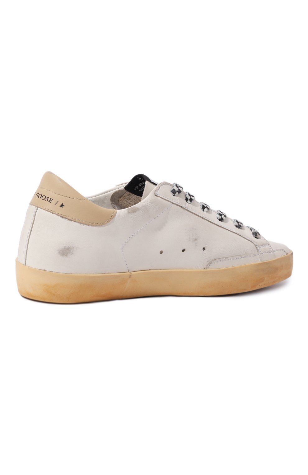 Кожаные кеды super-stars GOLDEN GOOSE DELUXE BRAND, арт. GWF00101.F003195, фото 5