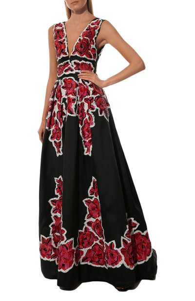 Платье с отделкой пайетками ZUHAIR MURAD, арт. RD-SS16-028 DL, фото 2