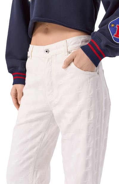 Джинсы star jacq OFF-WHITE белого цвета по цене 78800 руб., арт. 0WYA062S26DEN001, фото 5 Джинсы star jacq OFF-WHITE, арт. 0WYA062S26DEN001, фото 5