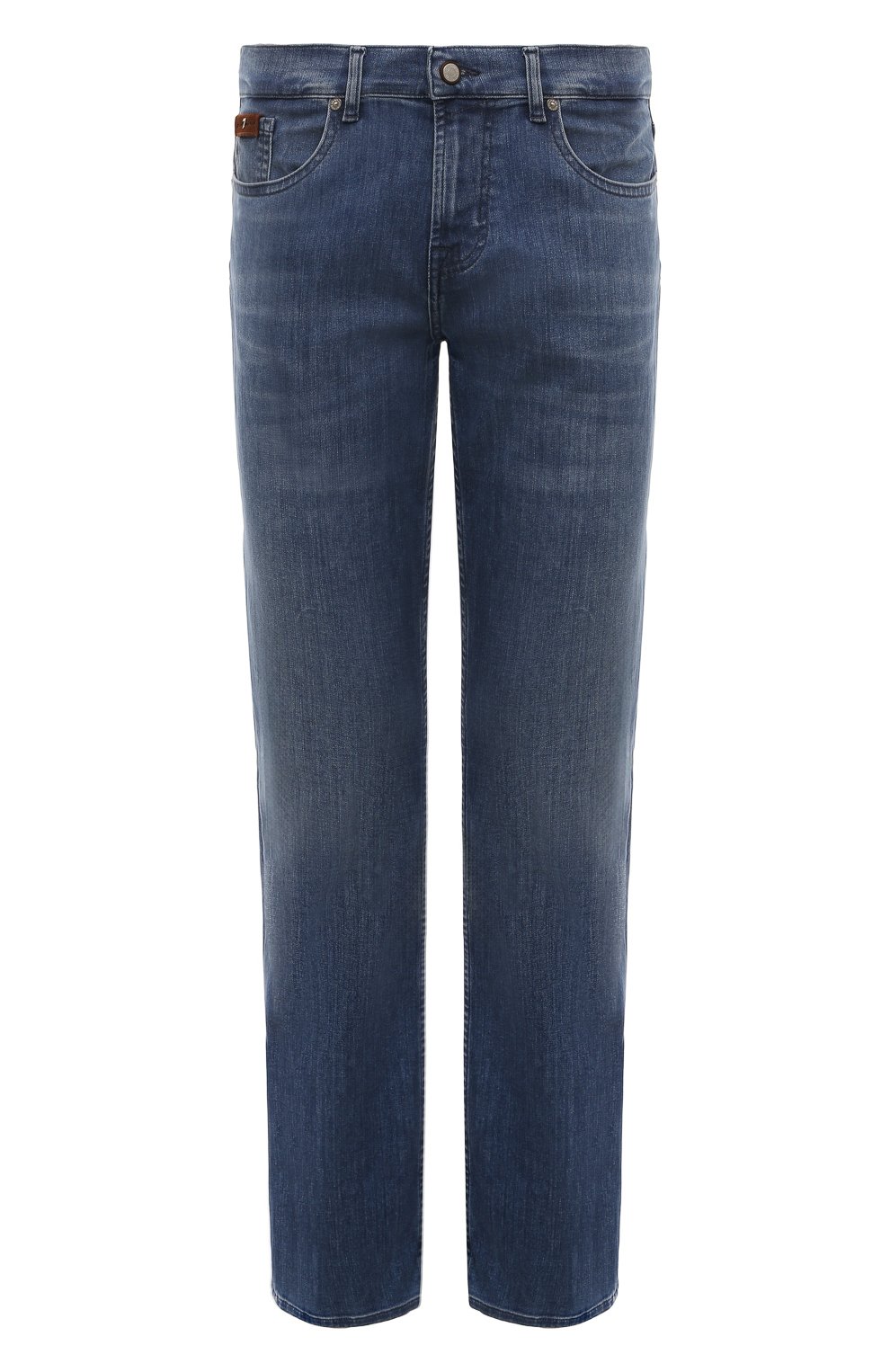 Джинсы 7 FOR ALL MANKIND синего цвета по цене 29900 руб., арт. JSMNB800EM, фото 1 Джинсы 7 FOR ALL MANKIND, арт. JSMNB800EM, фото 1