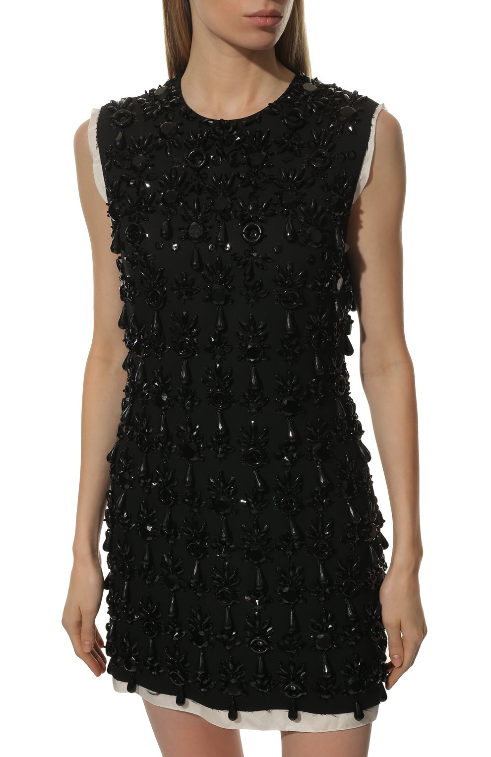 Шерстяное платье MIU MIU черного цвета по цене 900000 руб., арт. MF4580-10A4-F0002, фото 3 Шерстяное платье MIU MIU, арт. MF4580-10A4-F0002, фото 3