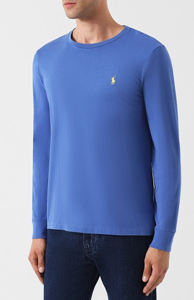 Хлопковый лонгслив POLO RALPH LAUREN, арт. 710671468, фото 3
