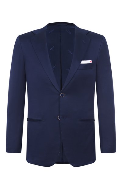 Мужской хлопковый пиджак KITON, арт. UG81H07609