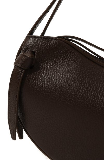 Сумка fortune cookie YUZEFI темно-коричневого цвета по цене 49600 руб., арт. YUZC0-HB-FC-L038, фото 3 Сумка fortune cookie YUZEFI, арт. YUZC0-HB-FC-L038, фото 3