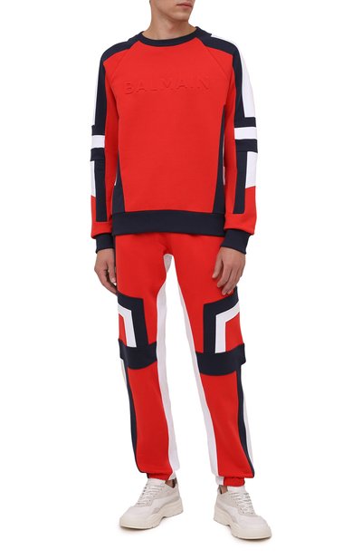 Хлопковый свитшот BALMAIN, арт. WH1JS035/B120, фото 2