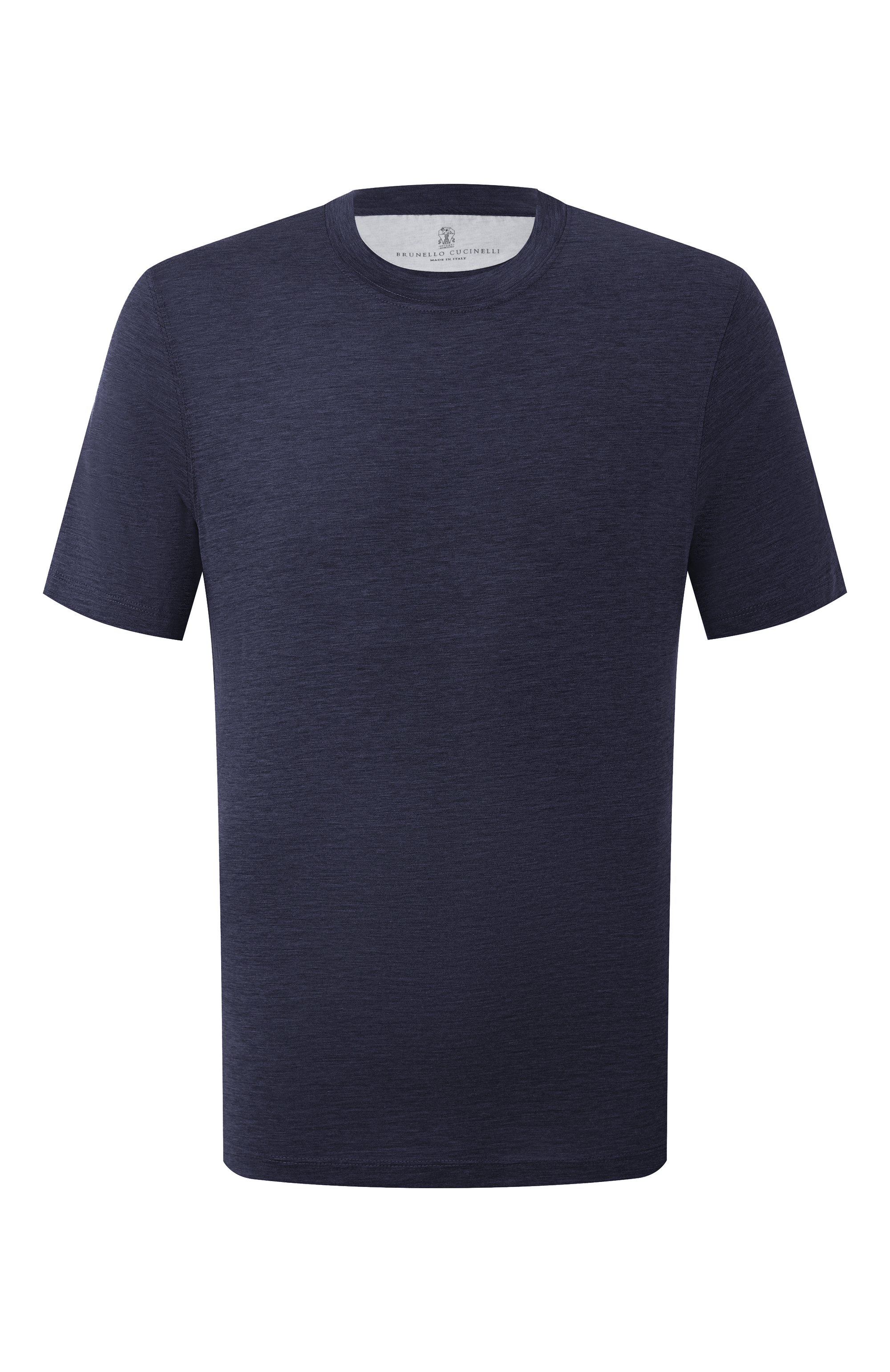 Футболка из шелка и хлопка BRUNELLO CUCINELLI, арт. MD8211308, фото 1
