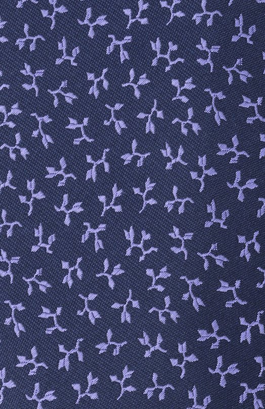 Шелковый галстук Canali 18/HJ04510 Синий  18/HJ04510 Фото 4