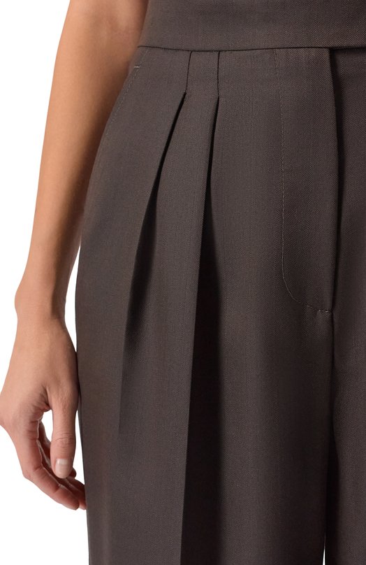 Кашемировые брюки MVST M25.1MW.T012/2453/54 Коричневый  M25.1MW.T012/2453/54 Фото 5