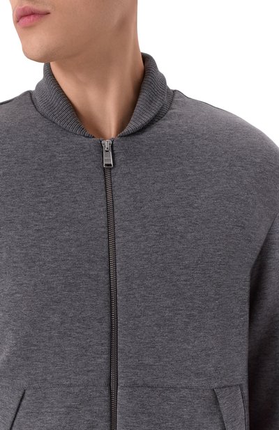 Толстовка из хлопка и шерсти BOSS, арт. 50549302, фото 5