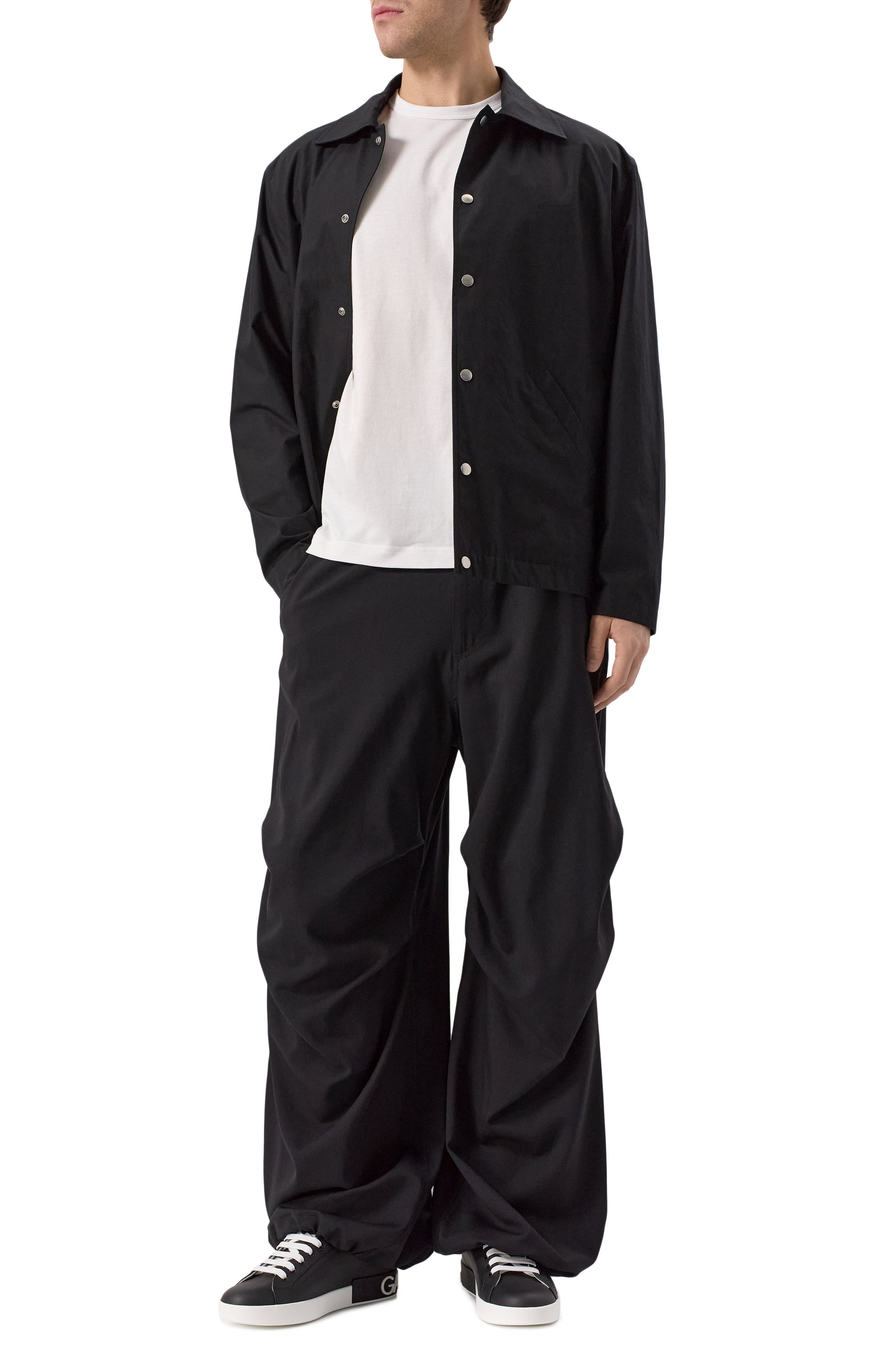 Хлопковая футболка DOLCE & GABBANA белого цвета по цене 87550 руб., арт. G8PV1Z/G704C, фото 2 Хлопковая футболка DOLCE & GABBANA, арт. G8PV1Z/G704C, фото 2