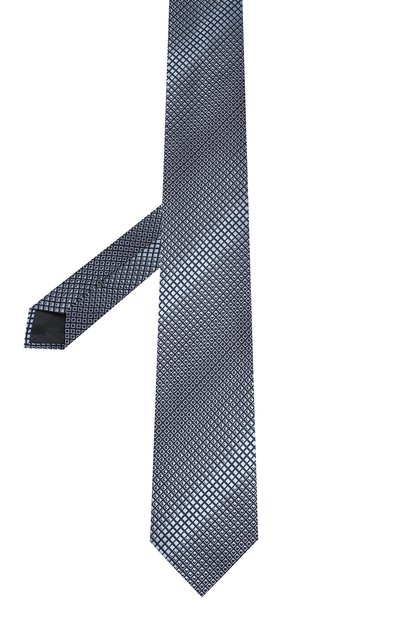 Шелковый галстук ZEGNA синего цвета по цене 23700 руб., арт. Z6E08/1XW, фото 2 Шелковый галстук ZEGNA, арт. Z6E08/1XW, фото 2
