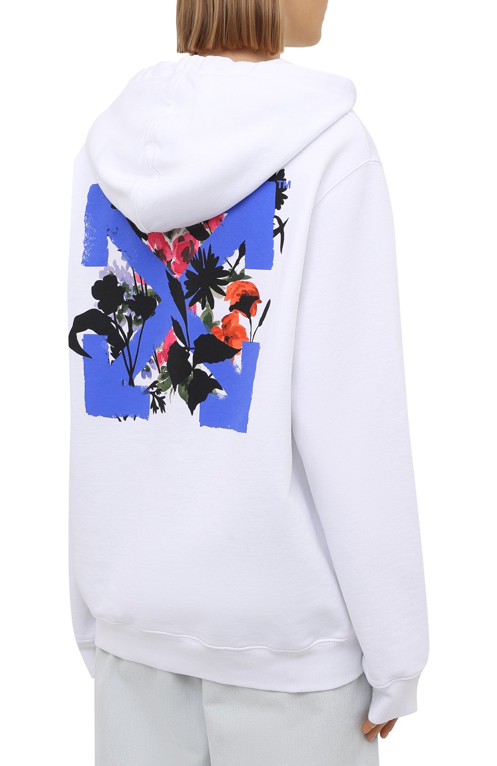 Хлопковое худи OFF-WHITE, арт. 0WBB035S21JER001, фото 4