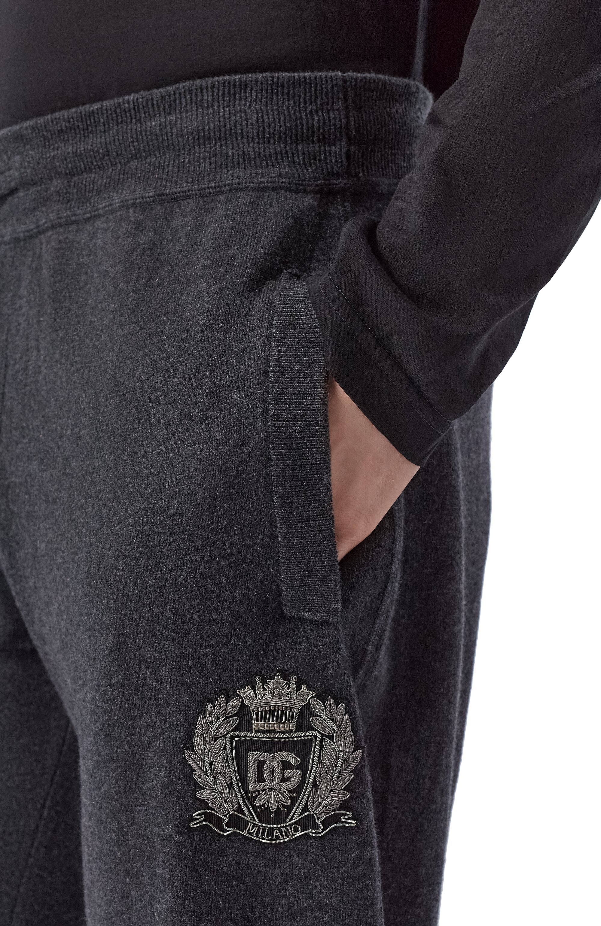 Кашемировые джоггеры DOLCE & GABBANA, арт. GXU27Z/JBWIR, фото 5