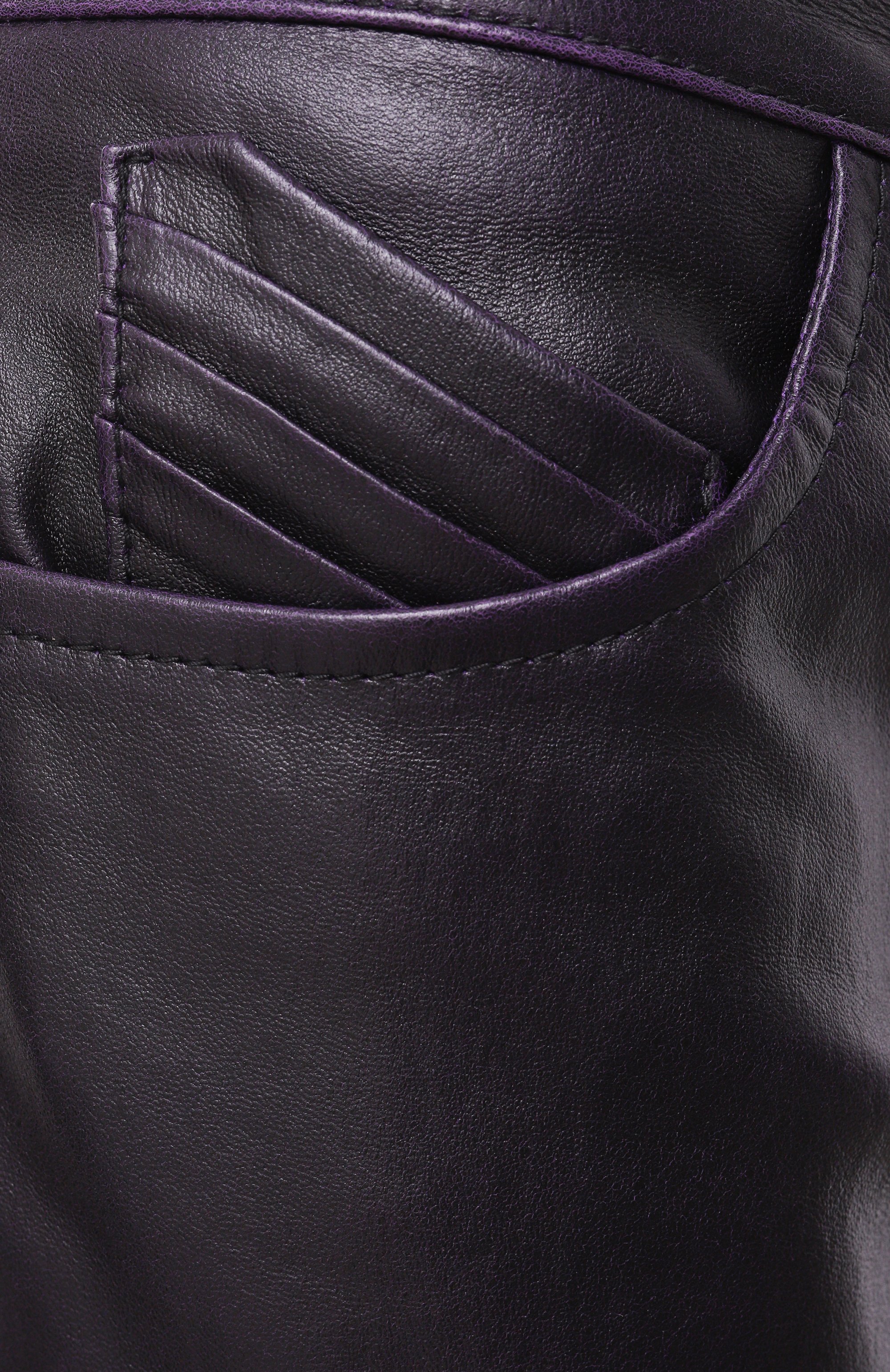 Кожаные брюки THE ATTICO, арт. 247WCP213, фото 6