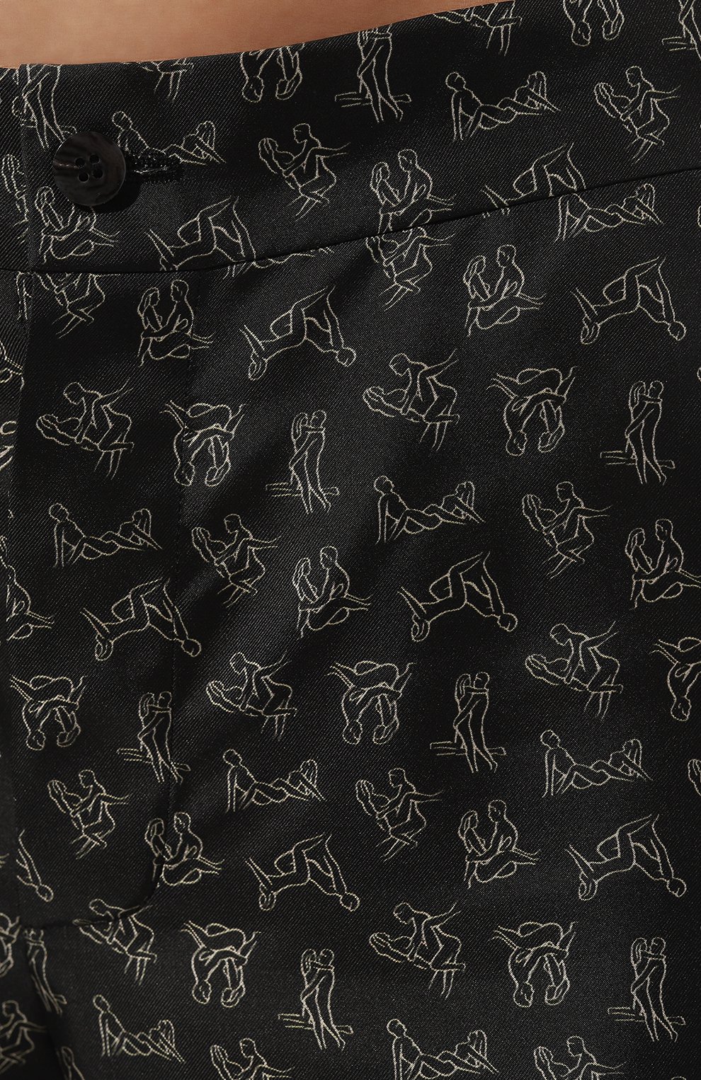 Шелковые шорты GOOROO черного цвета по цене 43470 руб., арт. SR003-2000-9911-S23, фото 5 Шелковые шорты GOOROO, арт. SR003-2000-9911-S23, фото 5