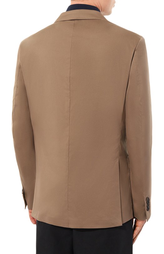 Хлопковый пиджак Fradi Коричневый, фото 6