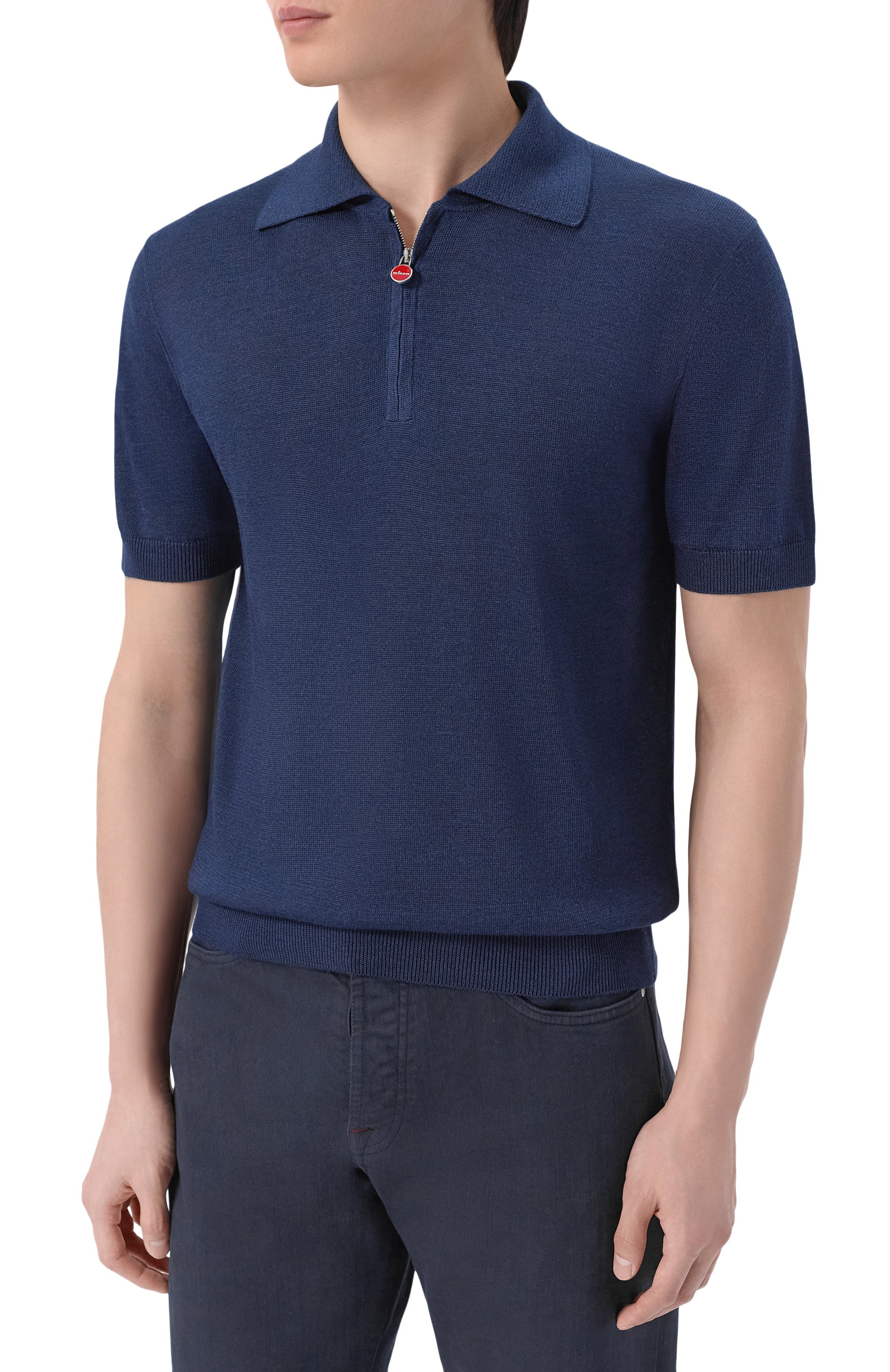 Шелковое поло KITON, арт. UMK0851, фото 3