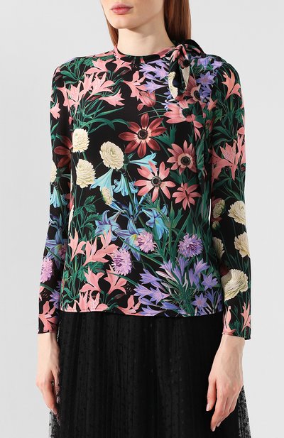 Шелковая блузка REDVALENTINO, арт. SR3ABB90/4QN, фото 3
