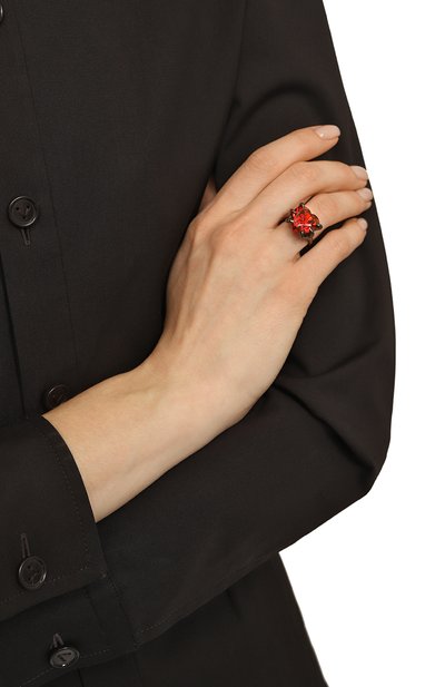 Кольцо сердце алое в когтях DZHANELLI, арт. 00262, фото 2