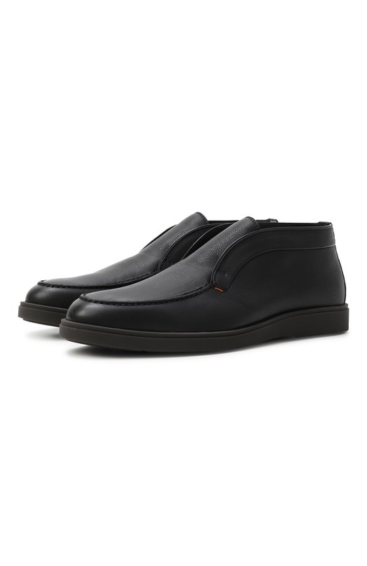 Кожаные ботинки Detroit Santoni MGDG17823SM0AWLM Чёрный MGDG17823SM0AWLM