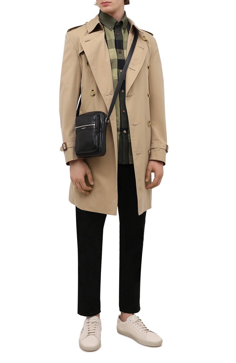 Кожаная сумка sid SAINT LAURENT, арт. 581700/1GE0E, фото 2