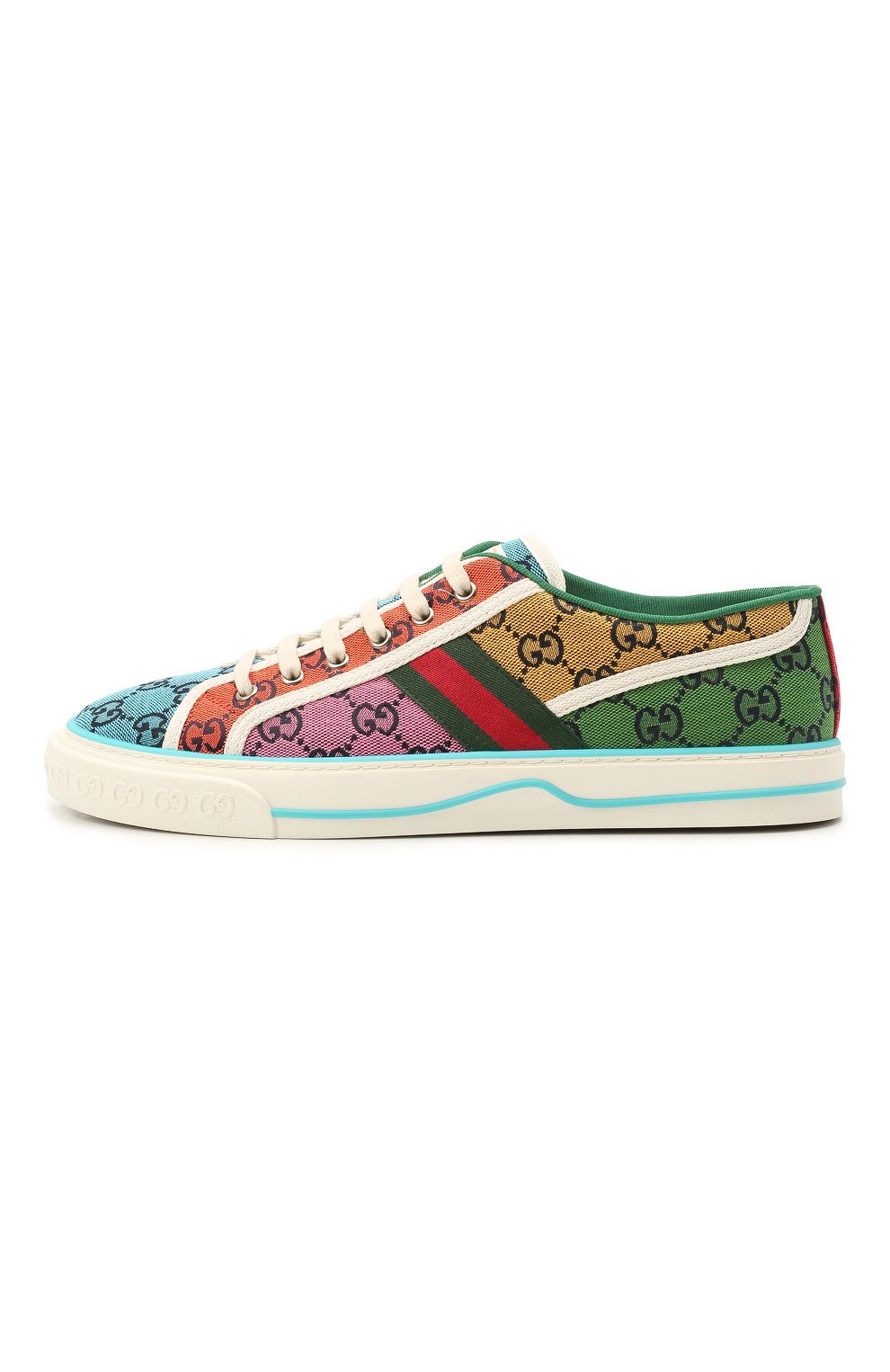 Текстильные кеды tennis 1977 gg multicolor GUCCI, арт. 663657/2UZ60, фото 3