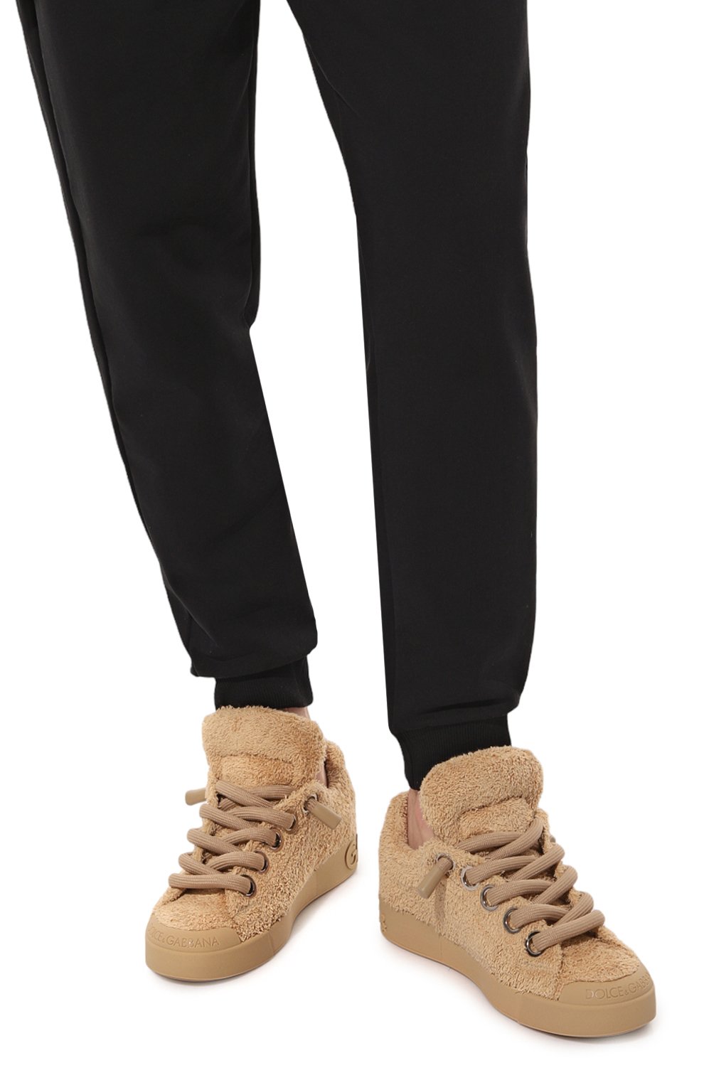 Текстильные кеды portofino DOLCE & GABBANA, арт. CS2208/AJ210, фото 3