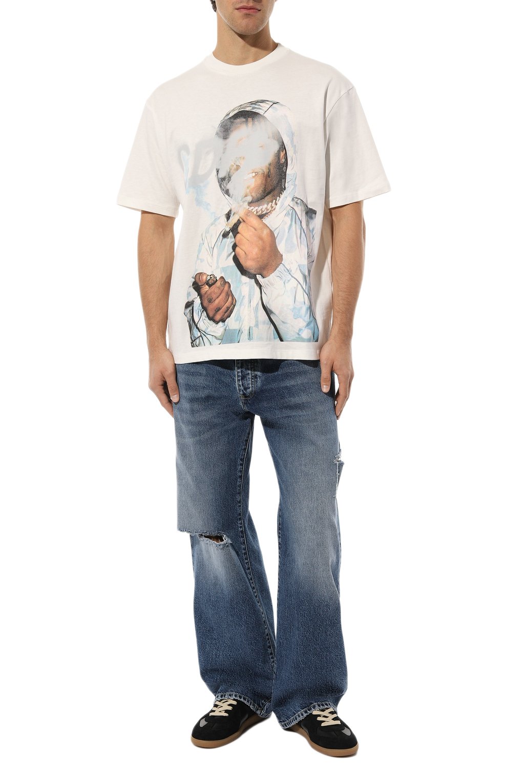 Хлопковая футболка COMME DES FUCKDOWN, арт. CDFU2539, фото 2