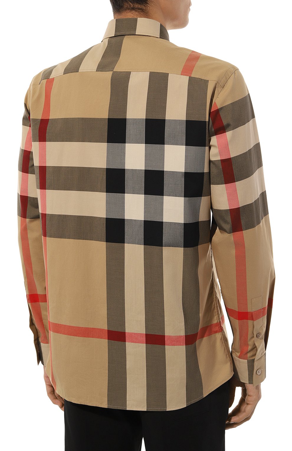 Хлопковая рубашка BURBERRY, арт. 8071445, фото 4
