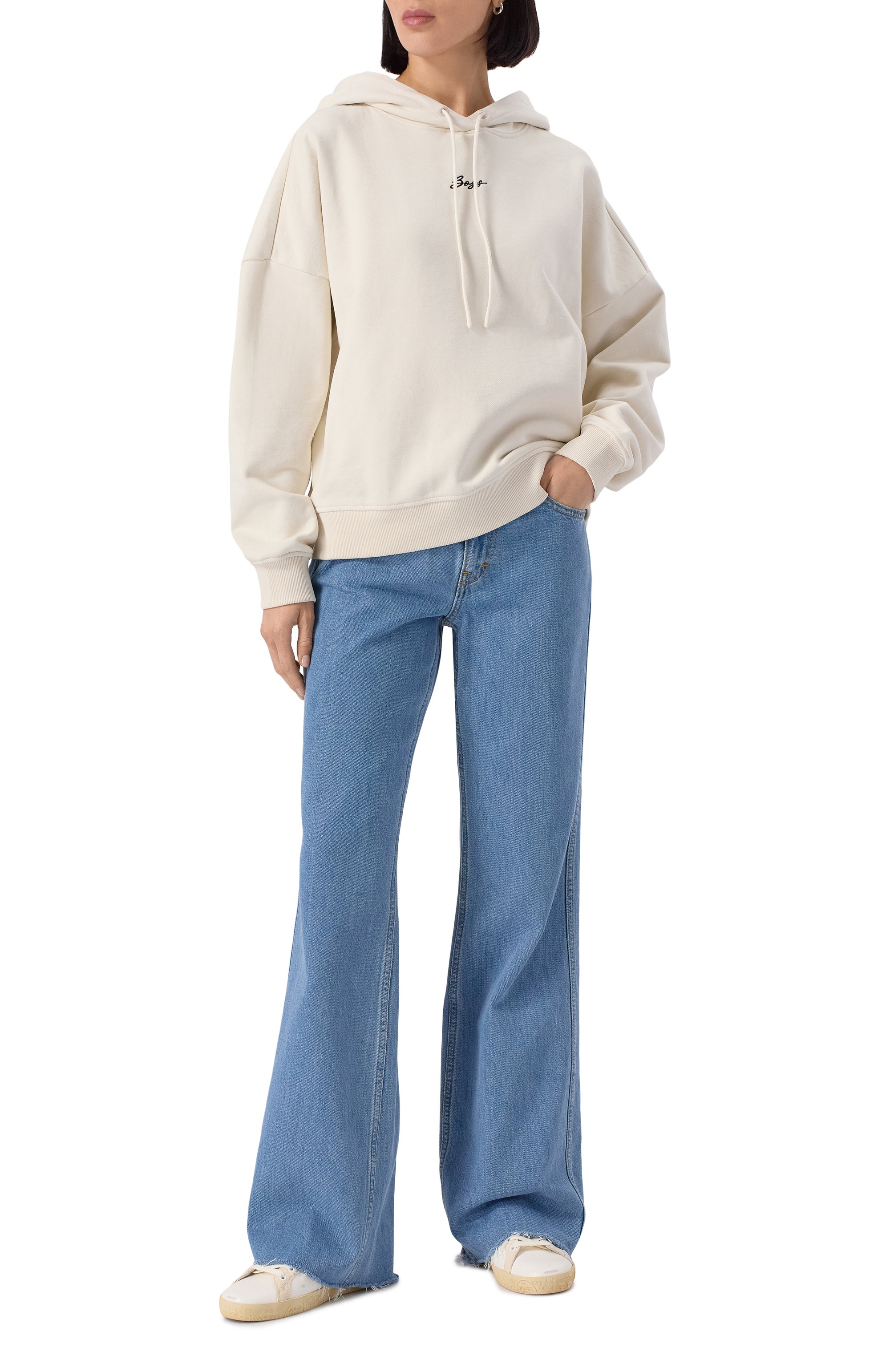 Хлопковое худи BOSS ORANGE, арт. 50547572, фото 2