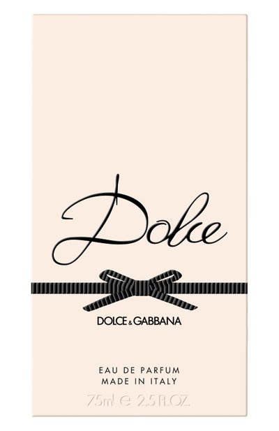 Парфюмерная вода dolce (75ml) DOLCE & GABBANA, арт. 3423473020042, фото 3
