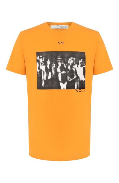 Хлопковая футболка OFF-WHITE, арт. 0MAA027R201850151910, фото 1