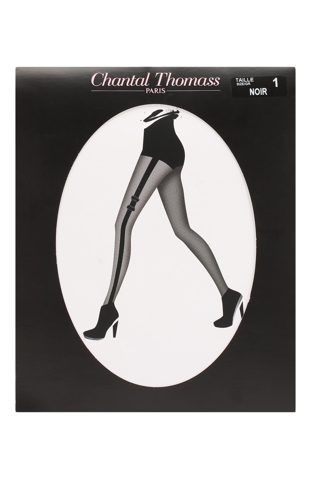 Колготки CHANTAL THOMASS черного цвета по цене 4340 руб., арт. T029_чер, фото 1 Колготки CHANTAL THOMASS, арт. T029_чер, фото 1