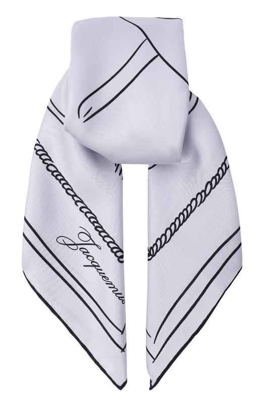 Шелковый платок Jacquemus 25HACU00787/AW00263 Голубой 25HACU00787/AW00263