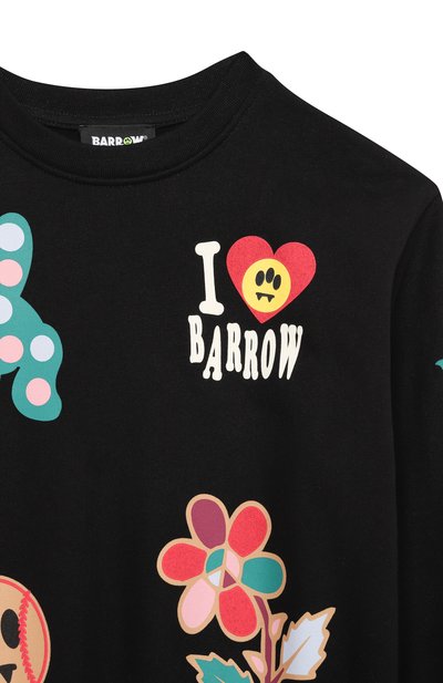 Хлопковое платье BARROW черного цвета по цене 19250 руб., арт. F5BKJGDR192, фото 3 Хлопковое платье BARROW, арт. F5BKJGDR192, фото 3