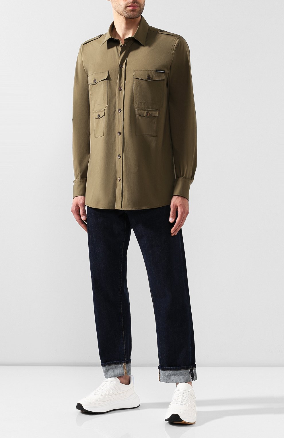 Кожаные кроссовки BOTTEGA VENETA, арт. 578305/VIFH0, фото 2