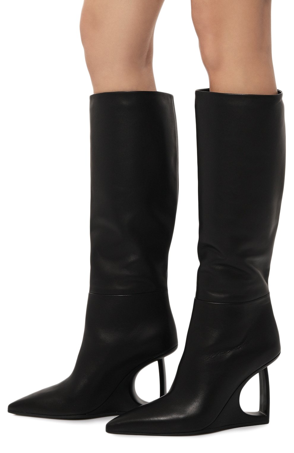 Кожаные сапоги "d" VIC MATIE, арт. 1F2508D_F14F020101, фото 3