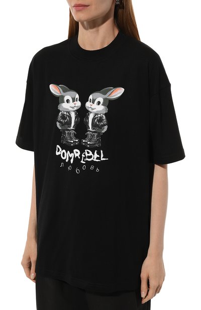 Хлопковая футболка DOMREBEL, арт. MISSCHIEF/T-SHIRT, фото 3