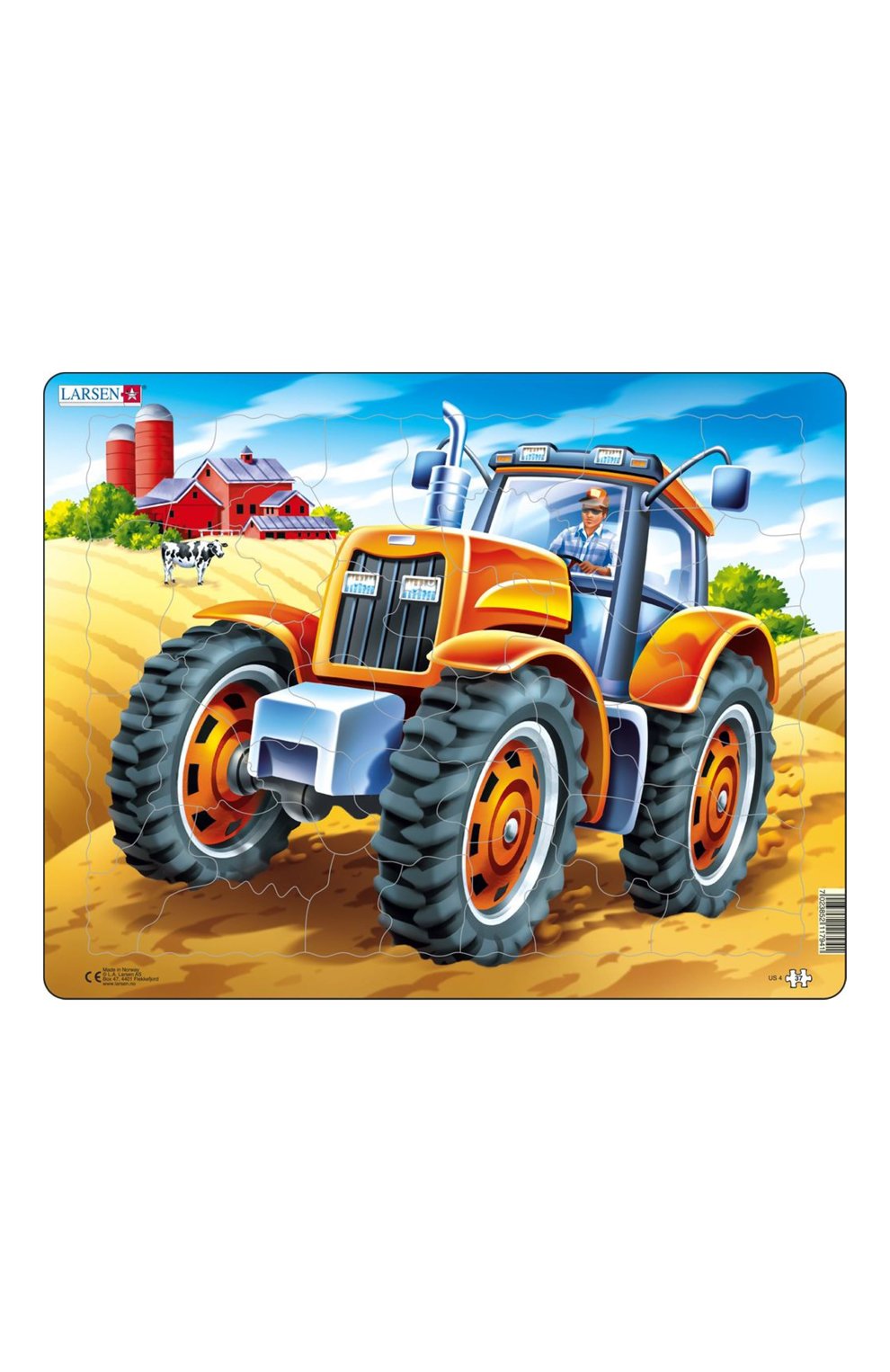 Пазл трактор LARSEN, арт. US4, фото 1