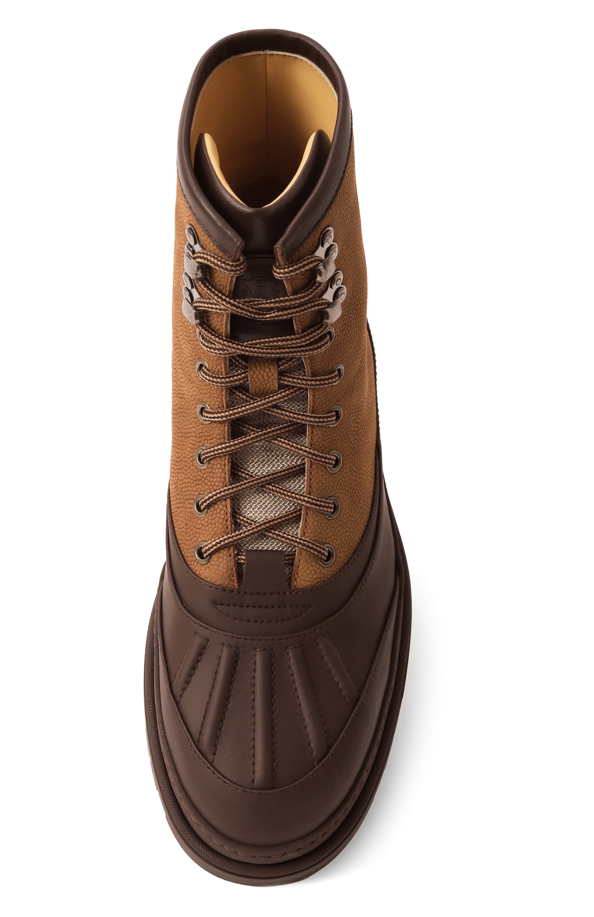 Кожаные ботинки duck BRUNELLO CUCINELLI, арт. MZURHGI711, фото 6