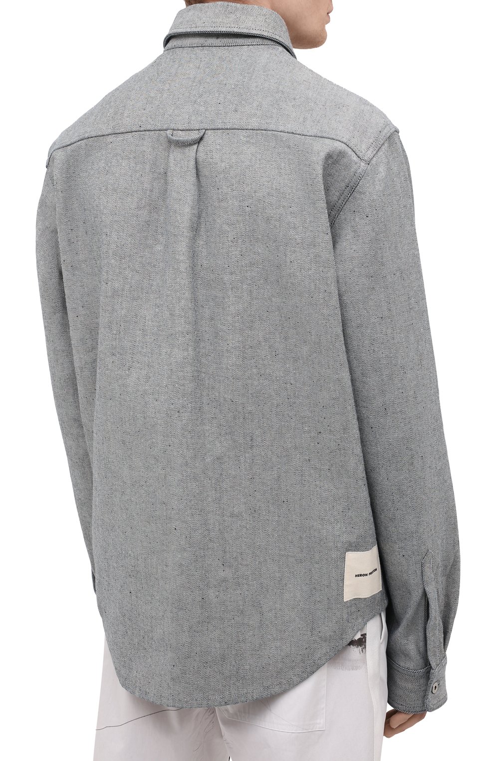 Джинсовая рубашка HERON PRESTON, арт. HMYD007S21DEN0024700, фото 4