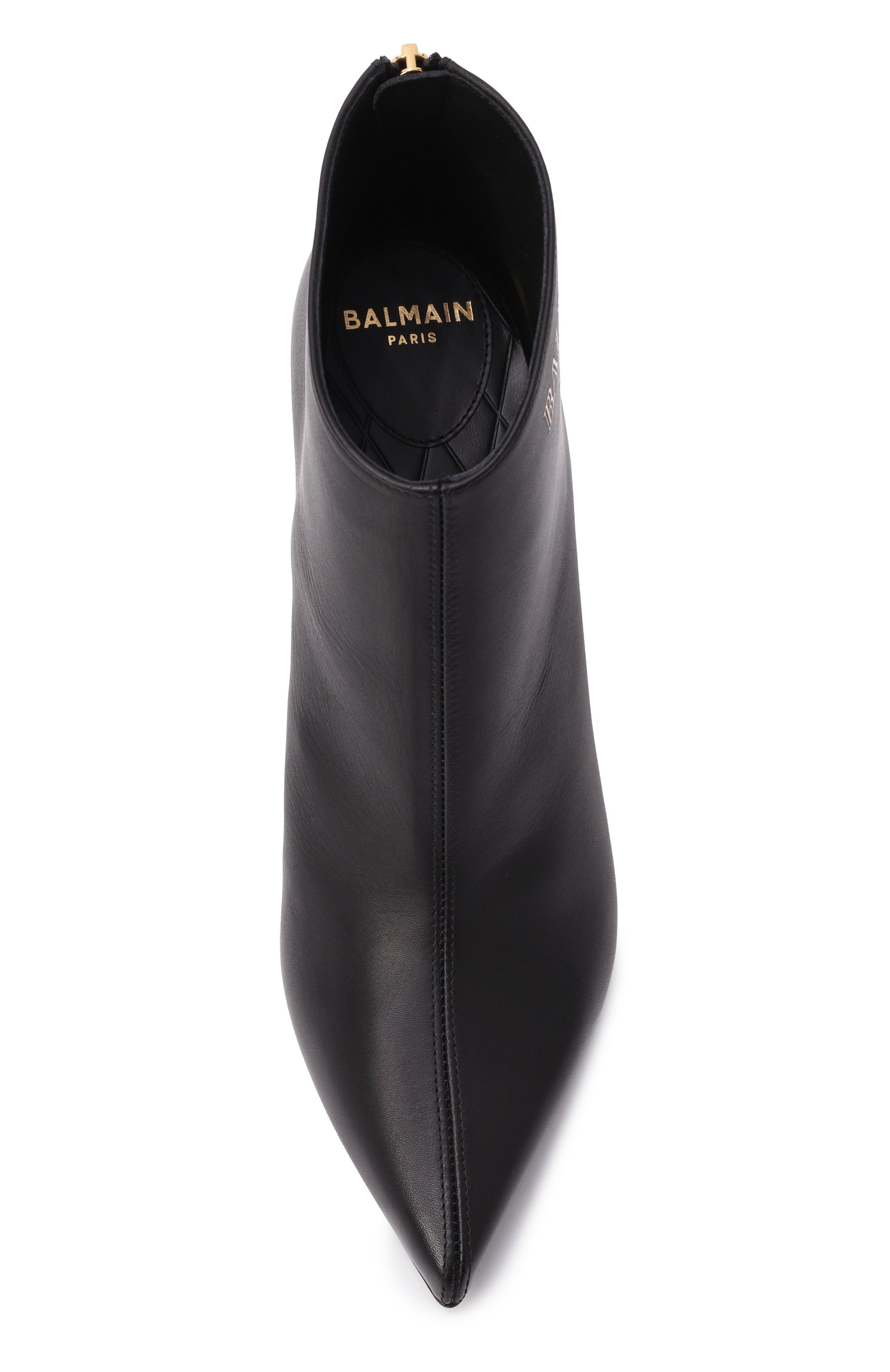 Кожаные ботильоны eden 95 BALMAIN, арт. EN1TE108/LTBC, фото 6