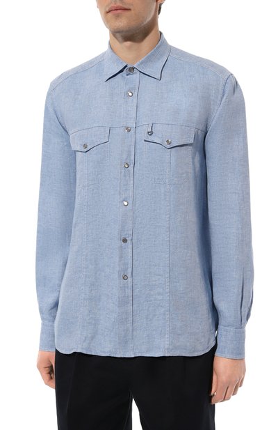 Льняная рубашка STEFANO RICCI, арт. MC007067/TX0001, фото 3