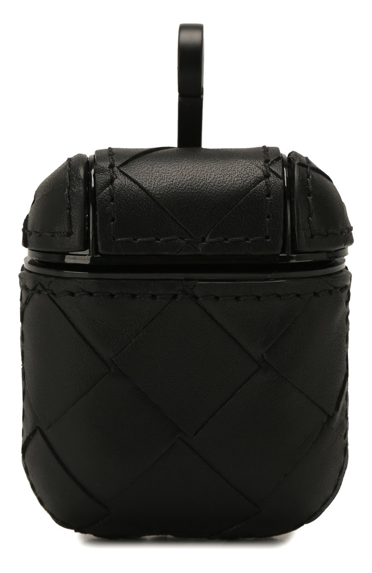 Кожаный чехол для airpods BOTTEGA VENETA черного цвета, арт. 610263/VCPQ0 | Фото 1 (Женское Кросс-КТ: Кожа AirPods; Региональные ограничения белый список (Axapta Mercury): RU, Не проставлено; Материал: Натуральная кожа; Нос: Не проставлено)