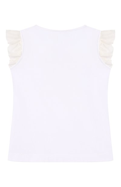 Хлопковая футболка MONNALISA, арт. 11G616, фото 2