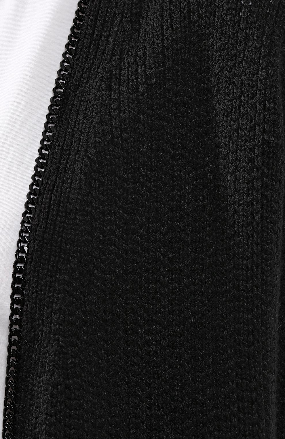 Кардиган из смеси шерсти и вискозы SAINT LAURENT черного цвета по цене 150000 руб., арт. 605878/YAJT2, фото 5 Кардиган из смеси шерсти и вискозы SAINT LAURENT, арт. 605878/YAJT2, фото 5