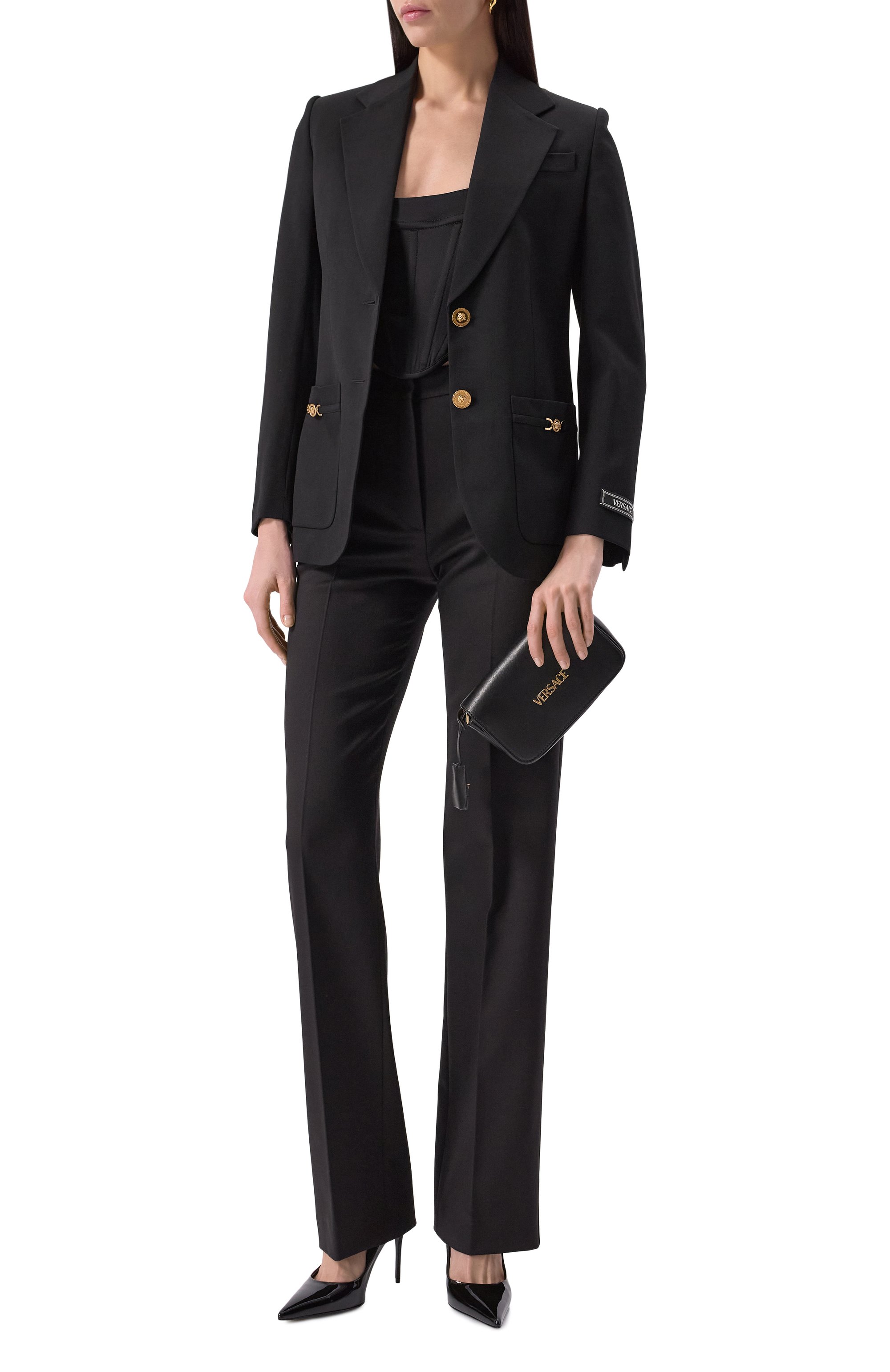 Шерстяной жакет VERSACE, арт. 1013633/1A04649, фото 2