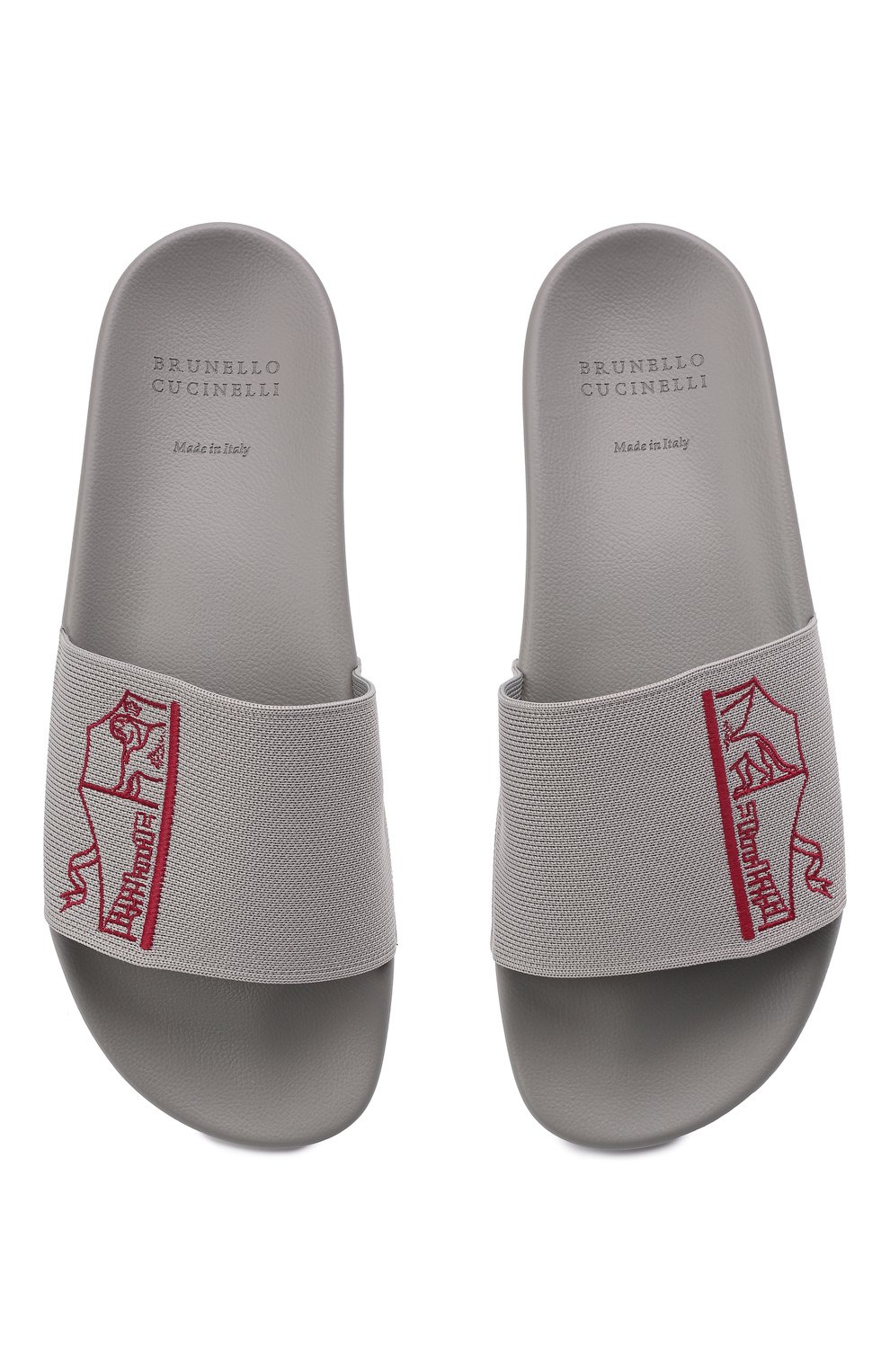 Текстильные шлепанцы BRUNELLO CUCINELLI, арт. MZUNYKR283, фото 6