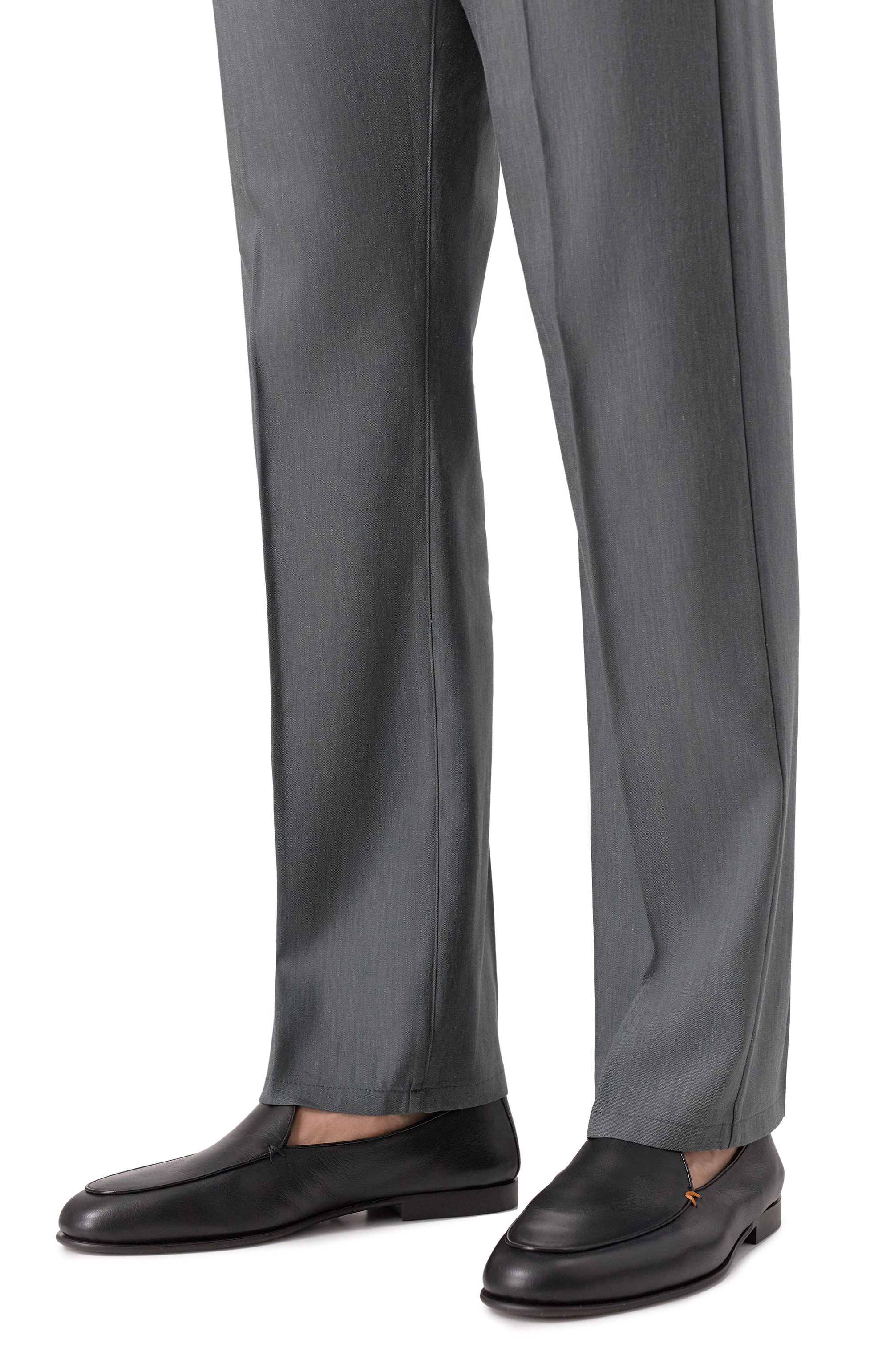 Кожаные лоферы vibe SANTONI, арт. MGEG19088SM0MMEM, фото 3