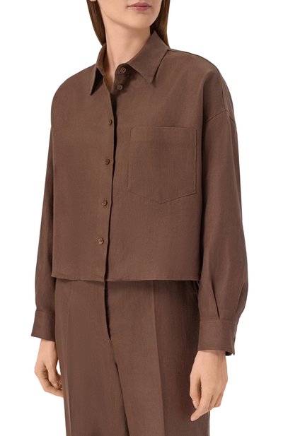 Льняная рубашка WEEKEND MAX MARA, арт. WKDCAP0, фото 3